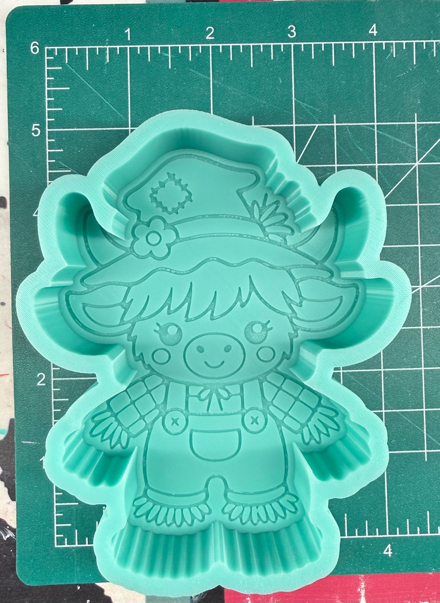 Full Highland Scarecrow freshie mold | silicone freshie mold | F185