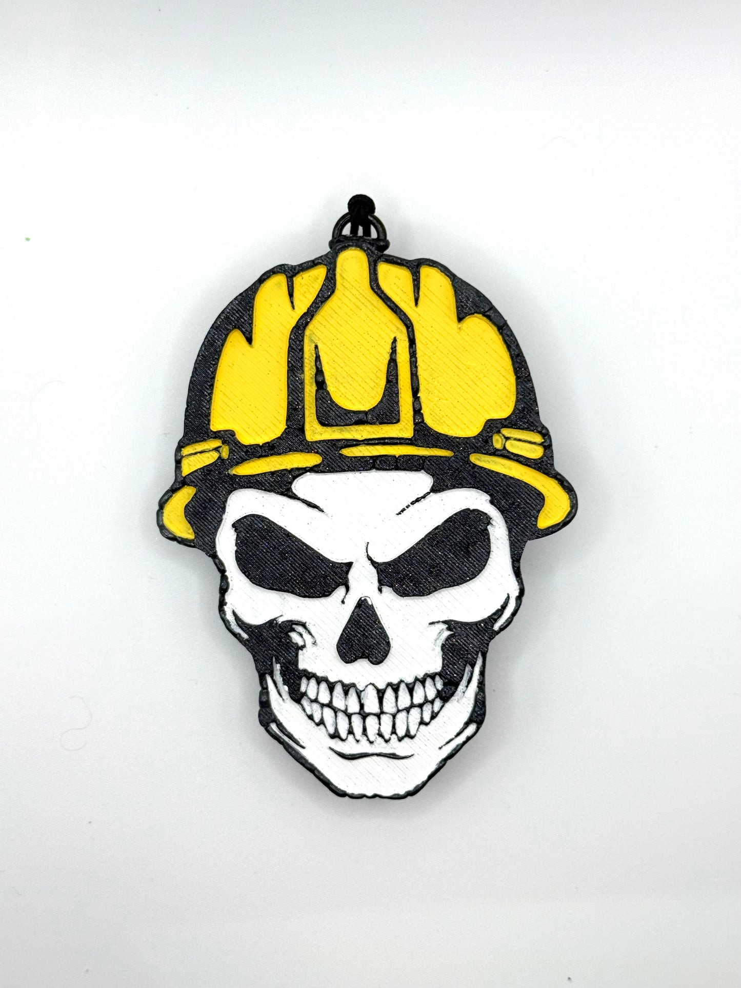 Construction Hat Skeleton Freshie Mold | Silicone Freshie Mold