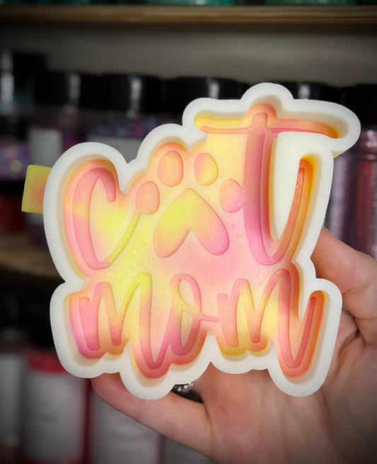 Cat Mom Freshie Mold | Silicone Freshie Mold