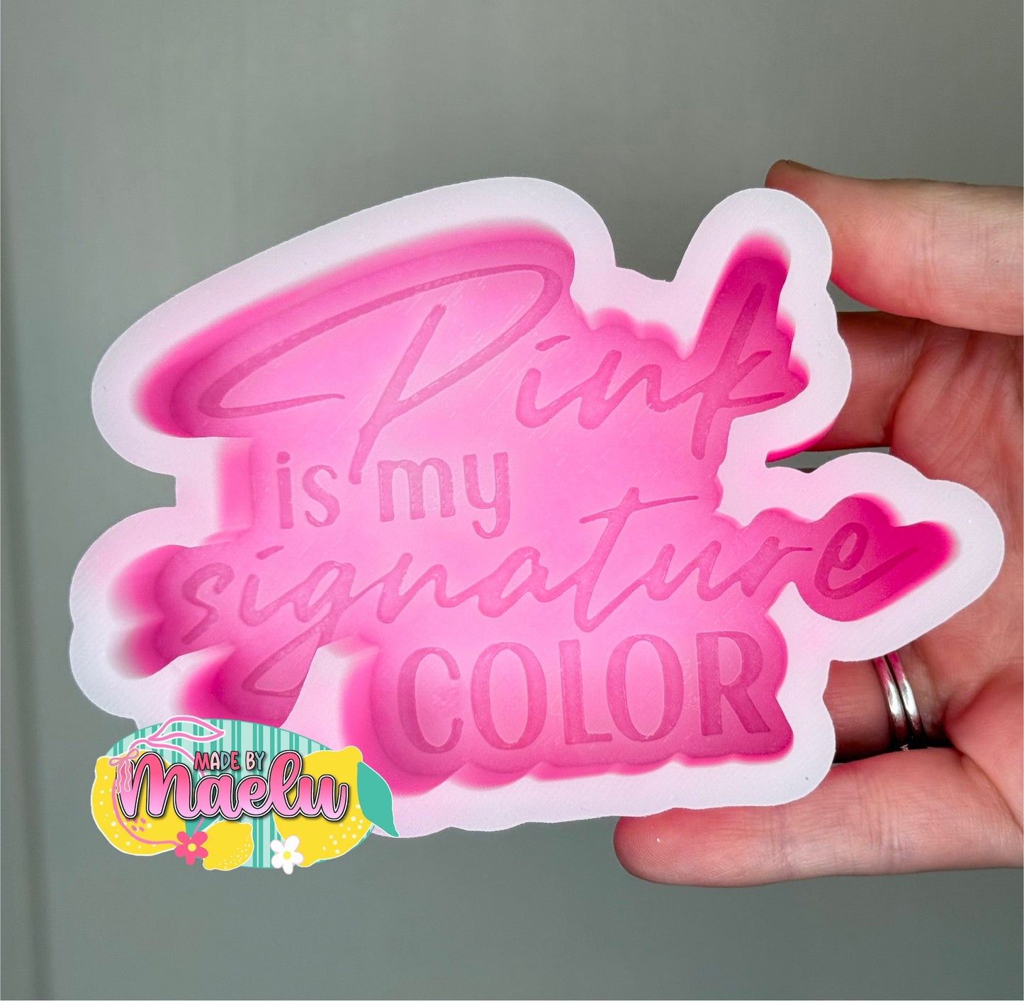 Pink Color freshie mold | silicone freshie mold