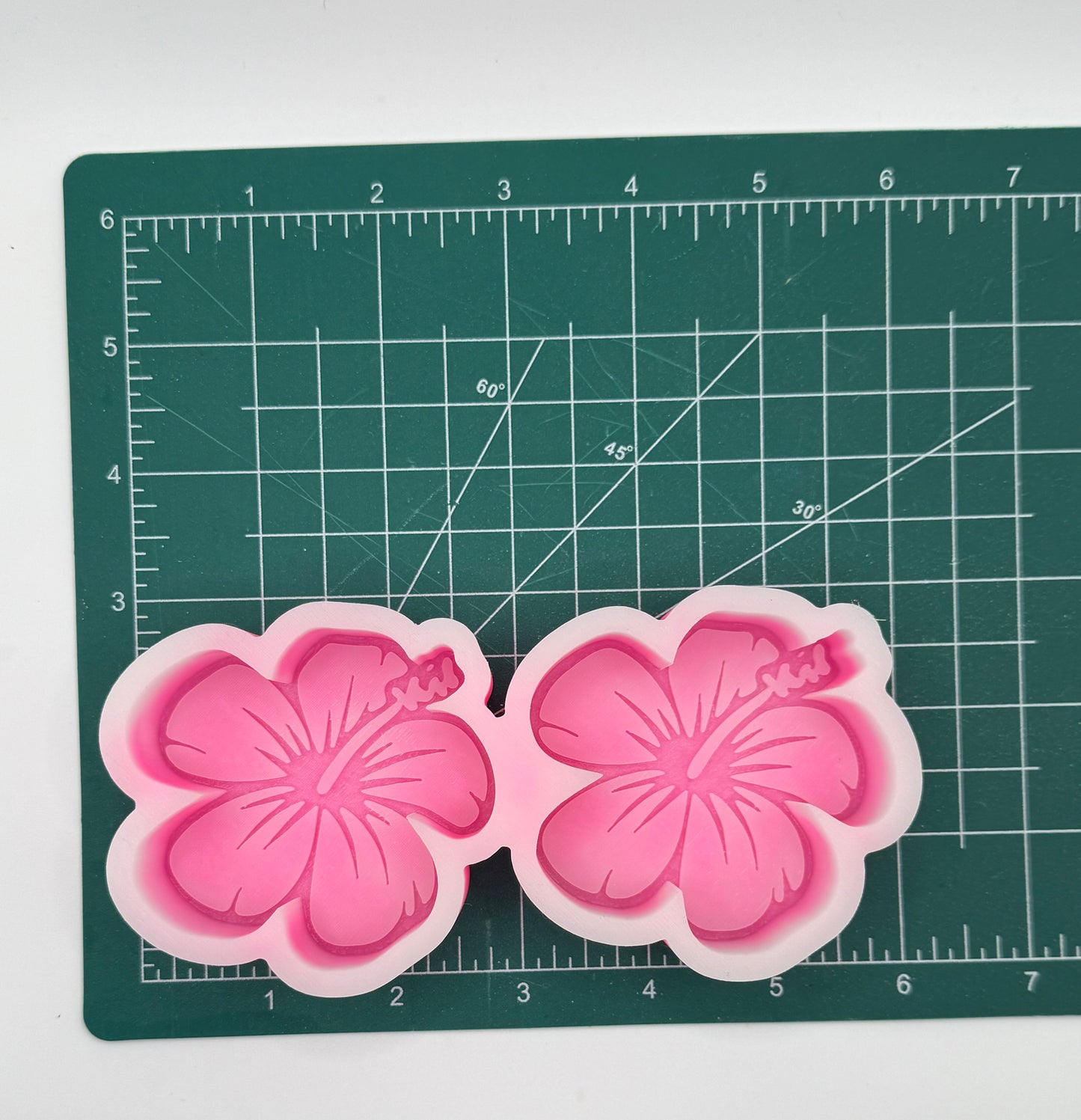 Hibiscus Vent Clips freshie mold | silicone freshie mold