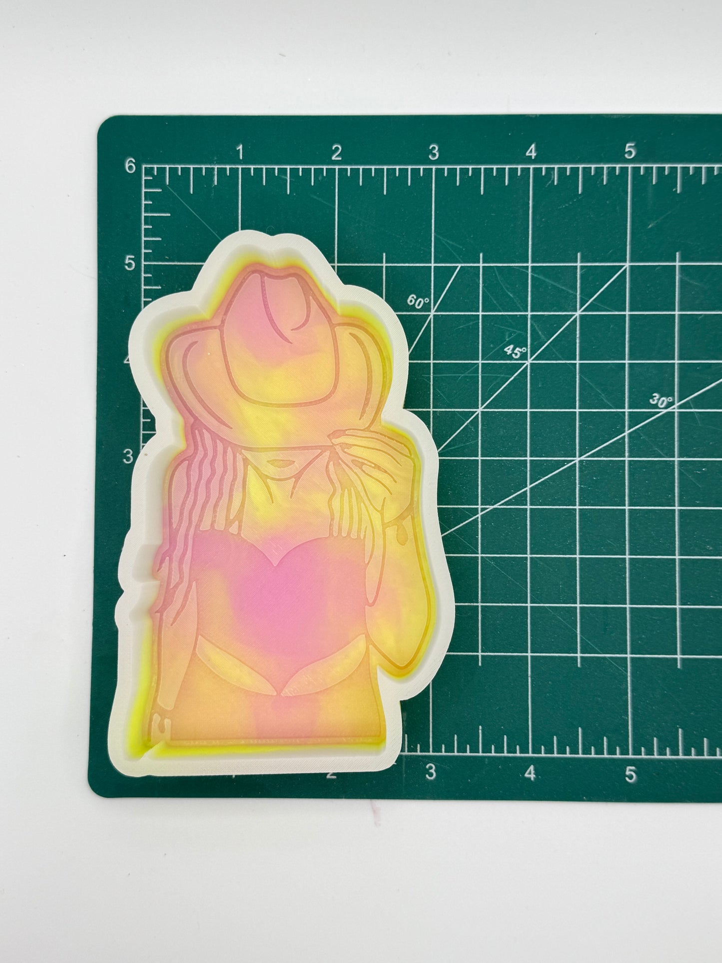 Tipped Hat Cowgirl Freshie Mold | Silicone Freshie Mold