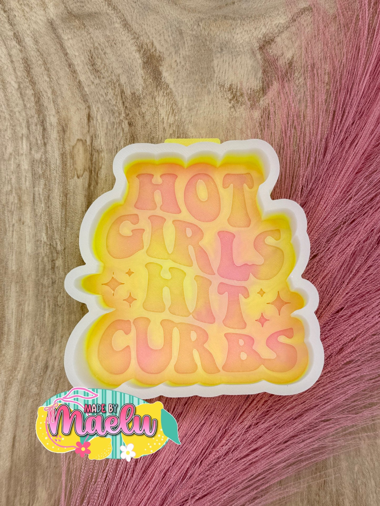 Hot Girls Hit Curbs Freshie Mold | Silicone Freshie Mold