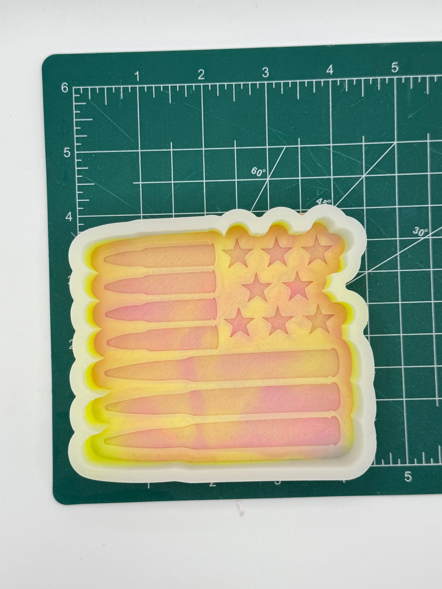Ammo Flag Freshie Mold | Silicone Freshie Mold