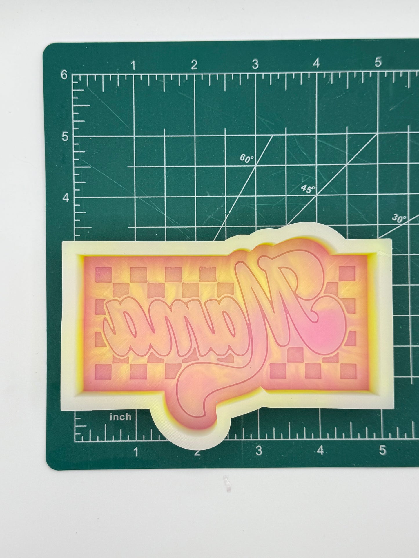 Checkered Mama Freshie Mold | silicone freshie mold