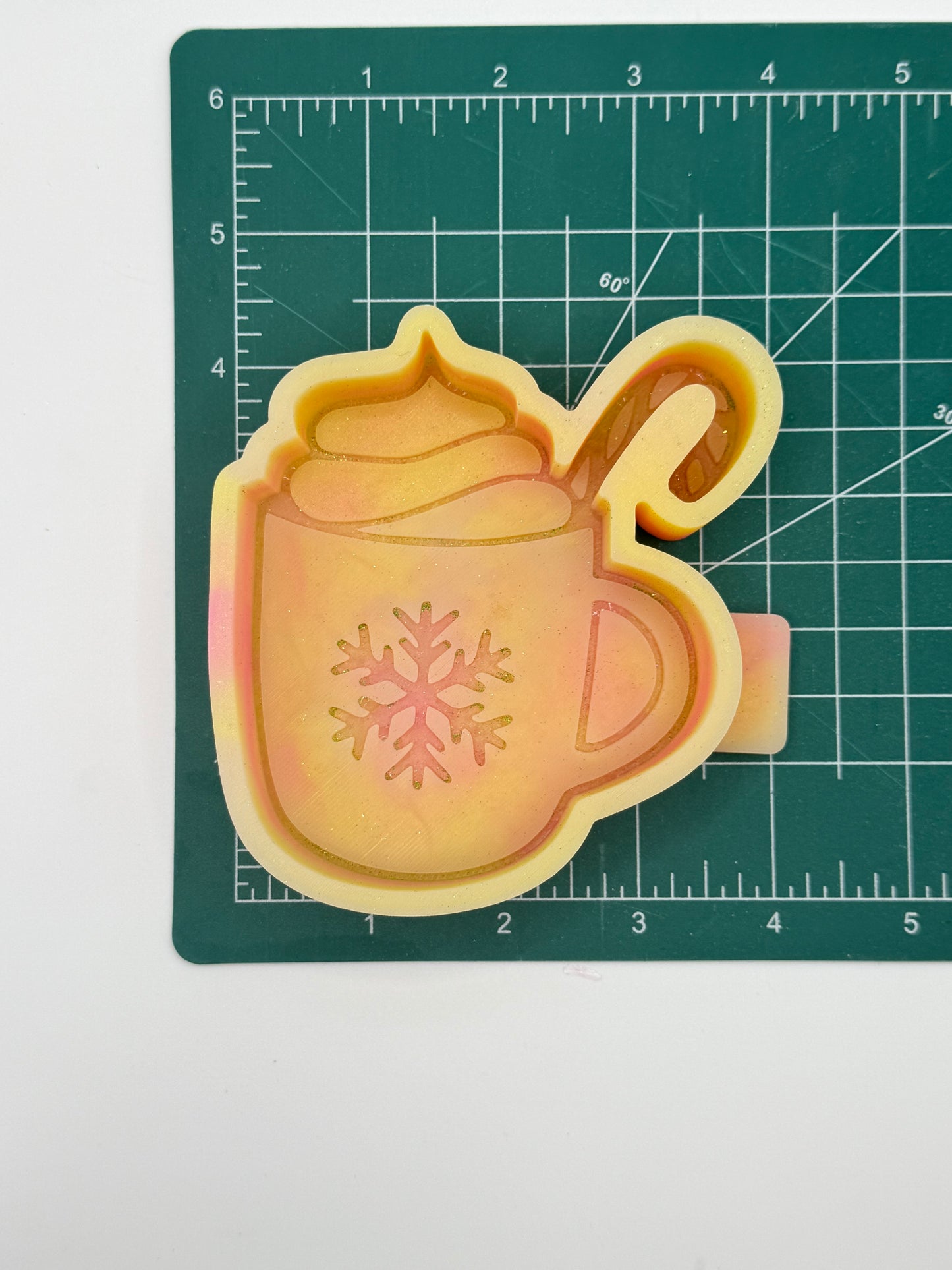 Snowflake Mug freshie mold | silicone freshie mold