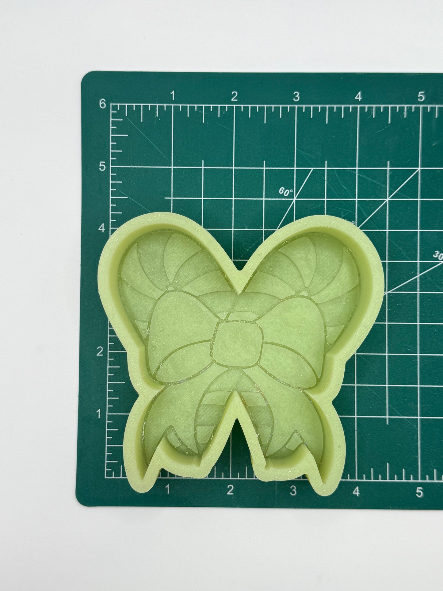Candy Canes with Bow Freshie Mold | silicone freshie mold