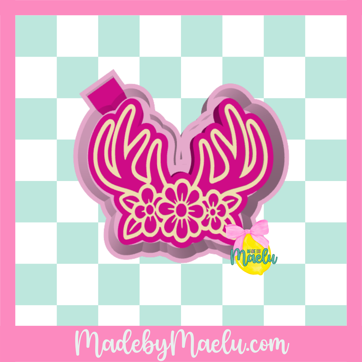 Rack with Flowers Freshie Mold | Silicone Freshie Mold |