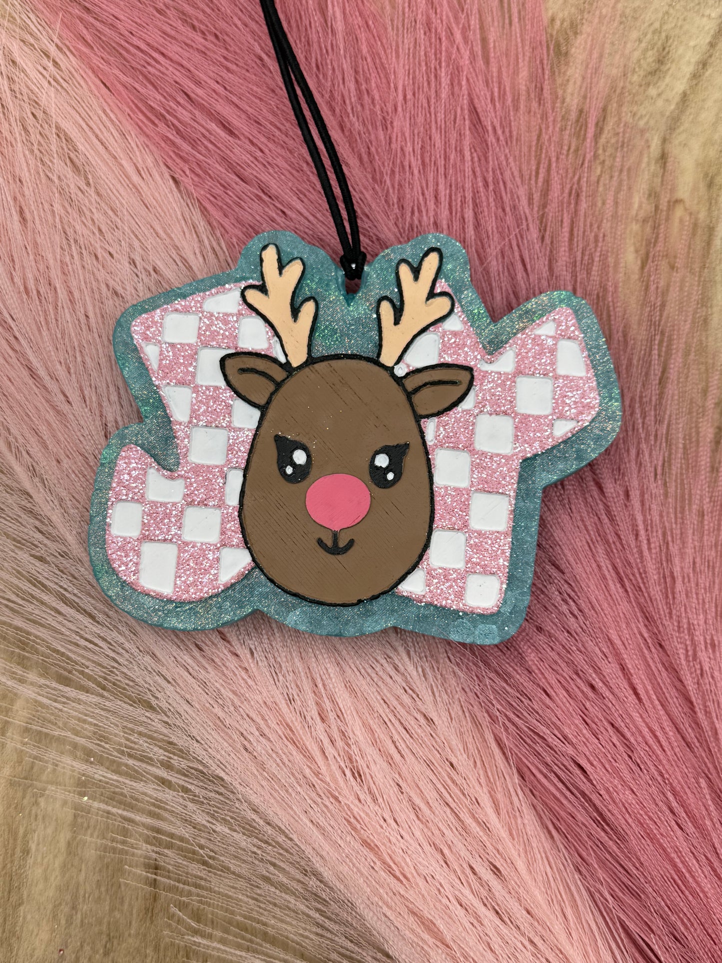 Joy Reindeer Freshie Mold | silicone freshie mold | C161