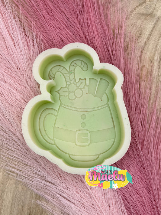 Santa Mug Freshie Mold | silicone freshie mold