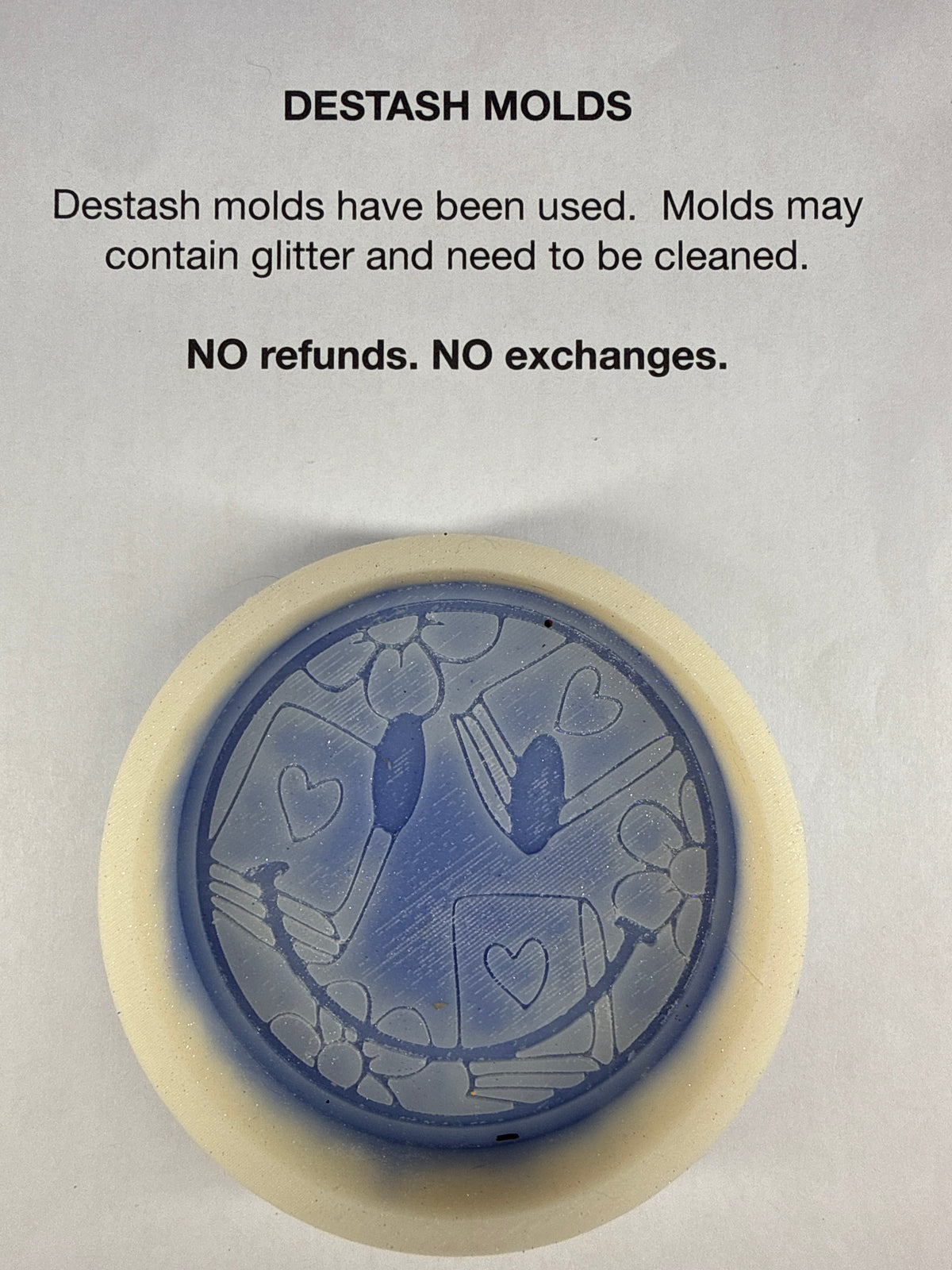 DESTASH Mold - Bookish Smiley