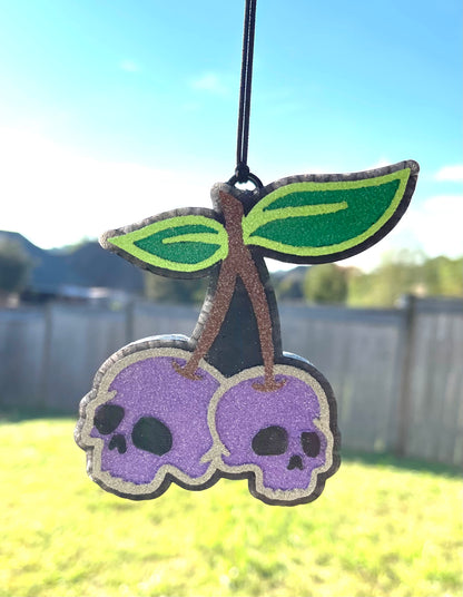 Skull Cherries Freshie Mold | silicone freshie mold
