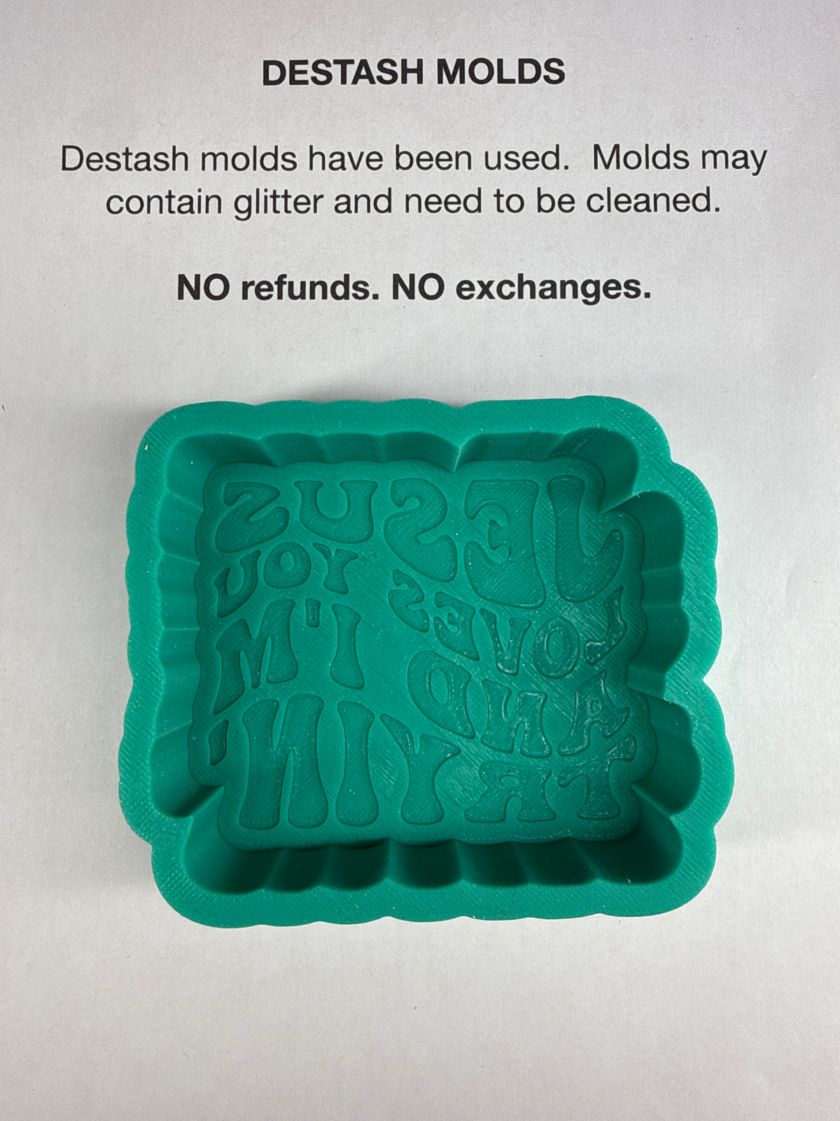 DESTASH Mold - Jesus Loves You & I’m Trying