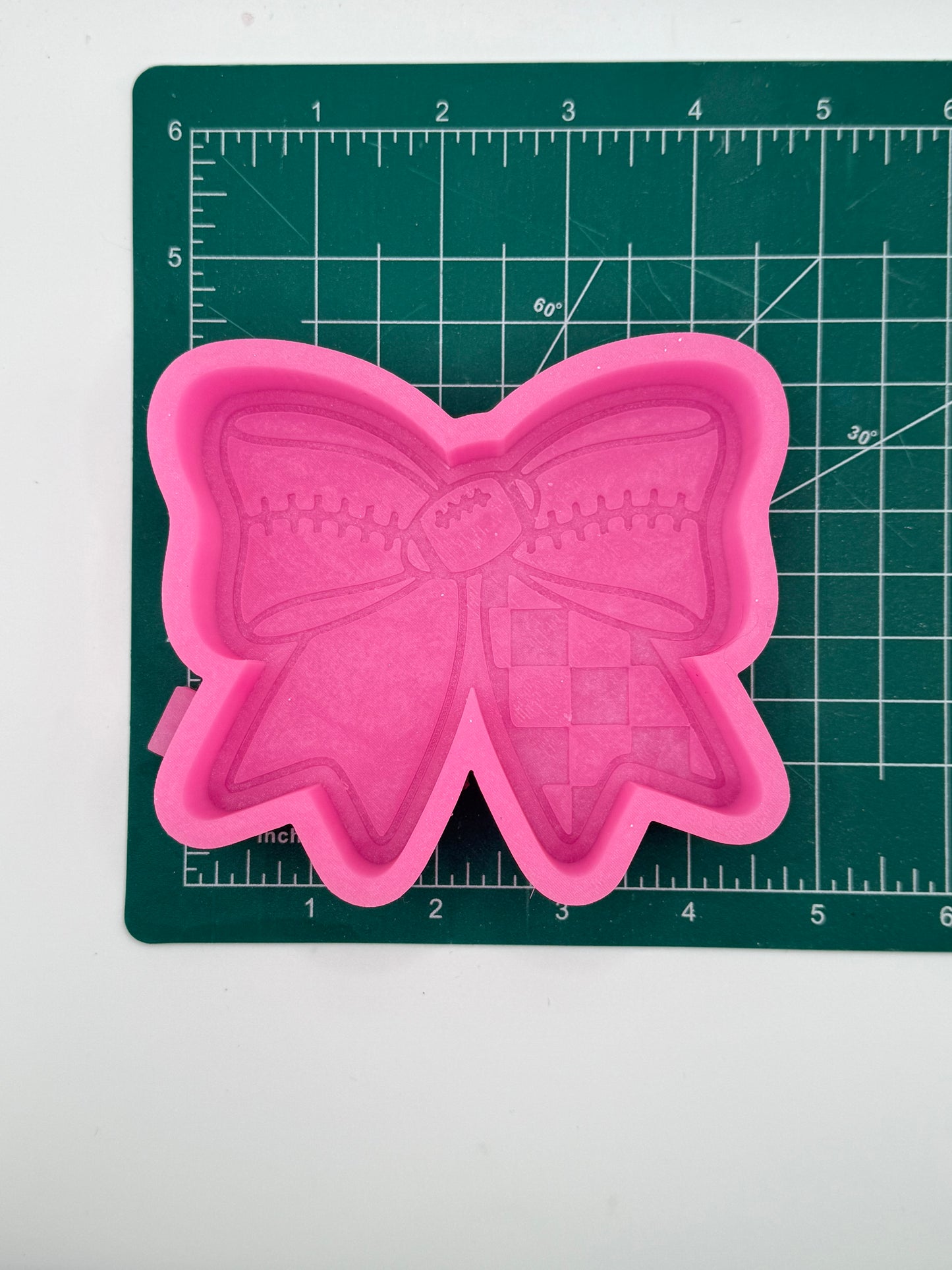 Football Bow (No logo) Freshie Mold | silicone freshie mold