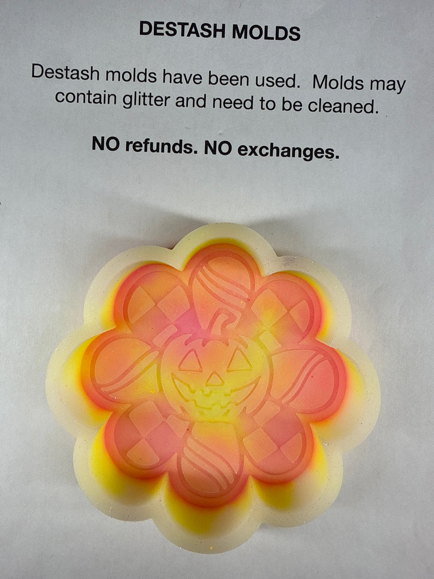 DESTASH Mold - Geo Flower Pumpkin