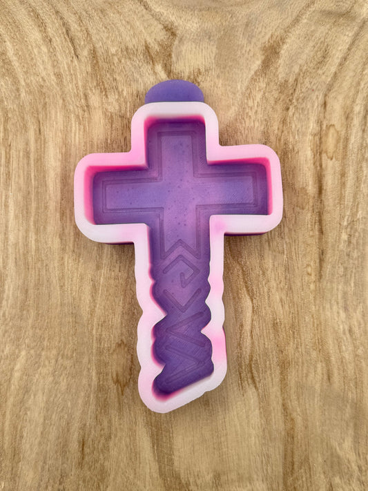 God’s Greater Cross (Overstock) Freshie Mold | silicone freshie mold