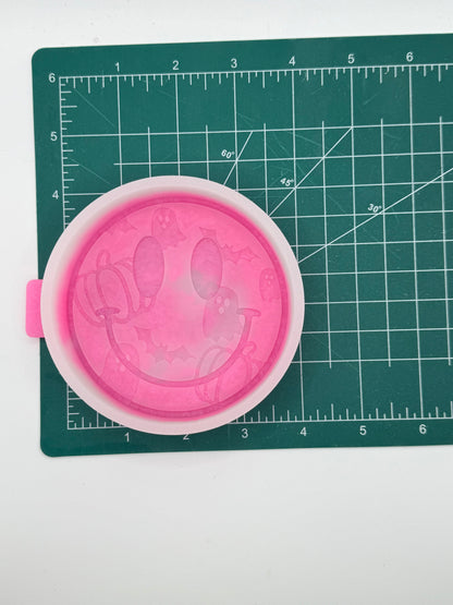 Pumpkins, Ghosts, Bats Smiley Freshie Mold | silicone freshie mold