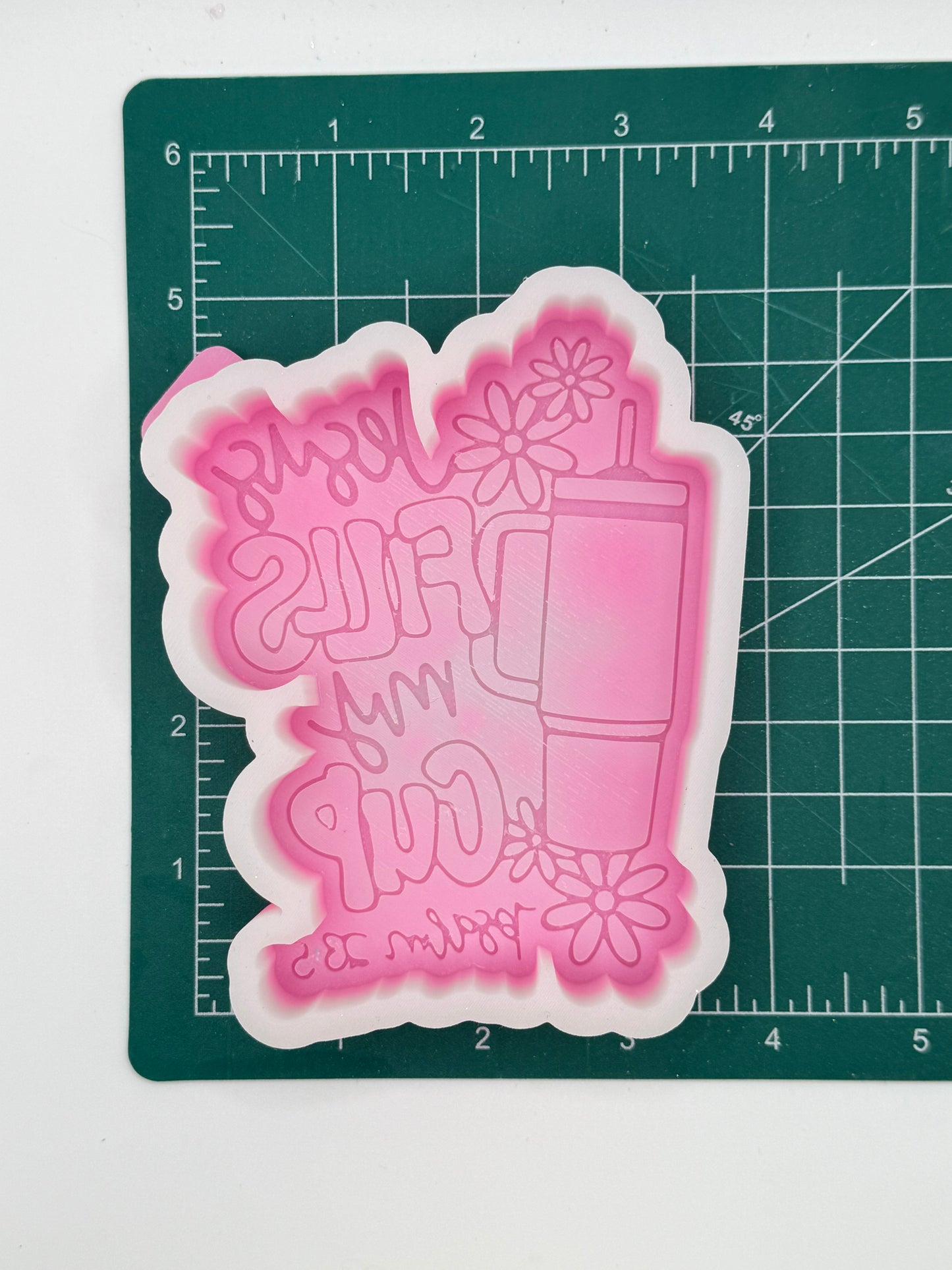 Jesus Fills My Cup Freshie Mold | Silicone Freshie Mold