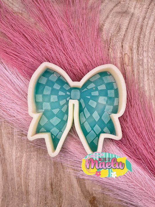 Checkered Bow Freshie Mold