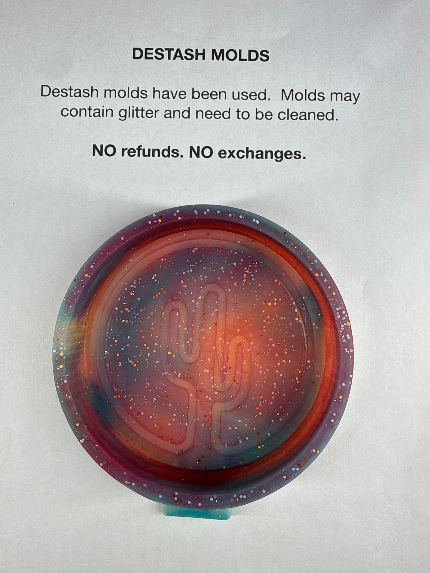 DESTASH Mold - (Large) Neon Cactus