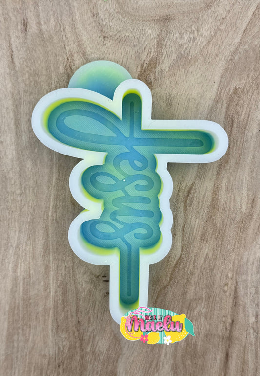 Jesus Cross Freshie Mold | Silicone Freshie Mold