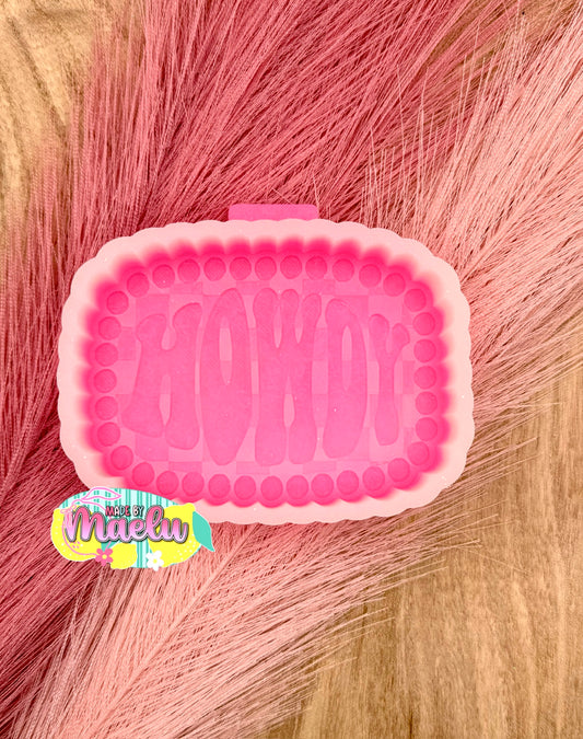 Howdy Concho | silicone freshie mold