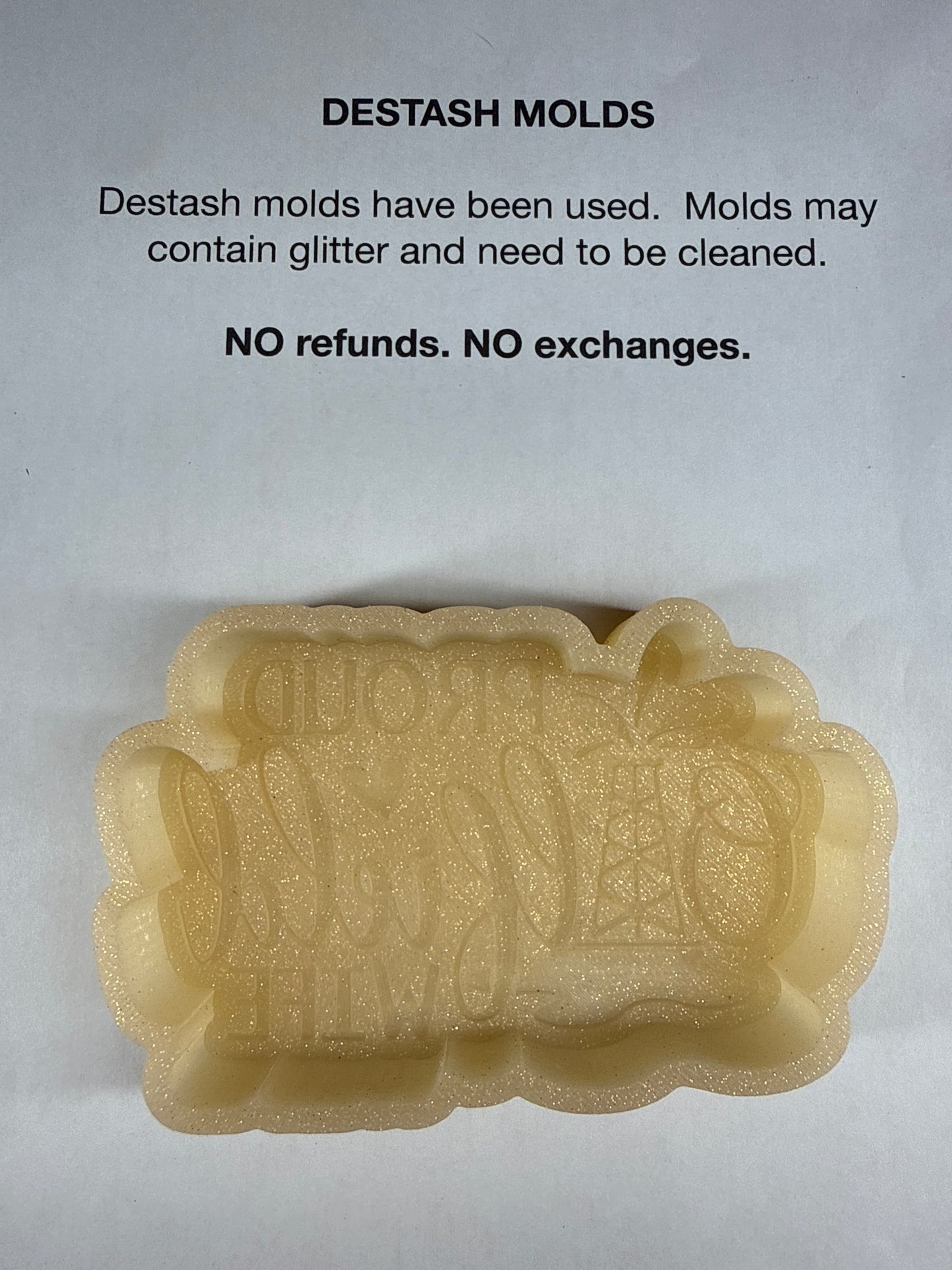 DESTASH Mold - Proud Oilfield Wife