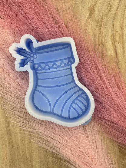 Christmas Stocking Freshie Mold | silicone freshie mold