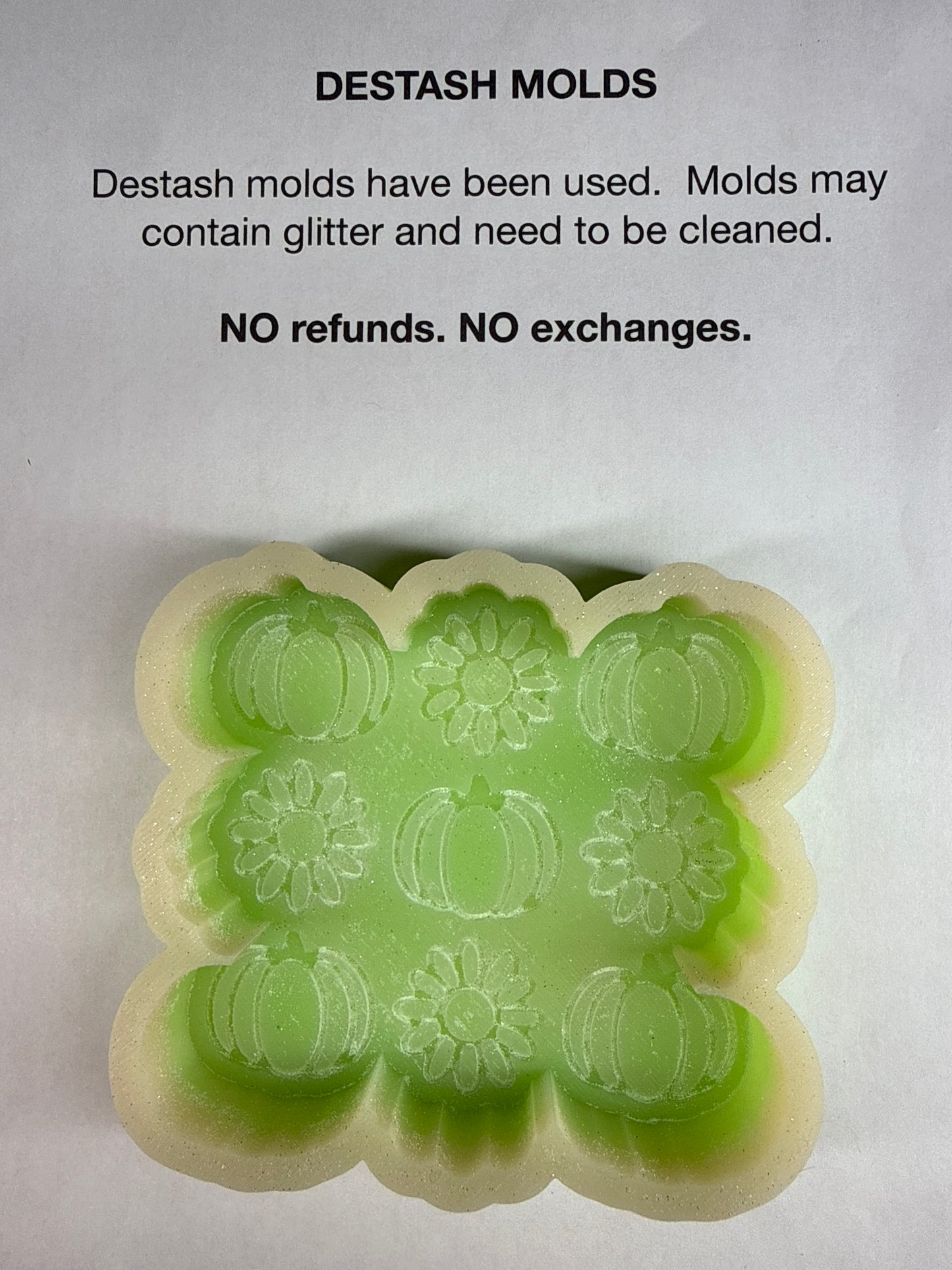 DESTASH Mold - Pumpkin Daisies
