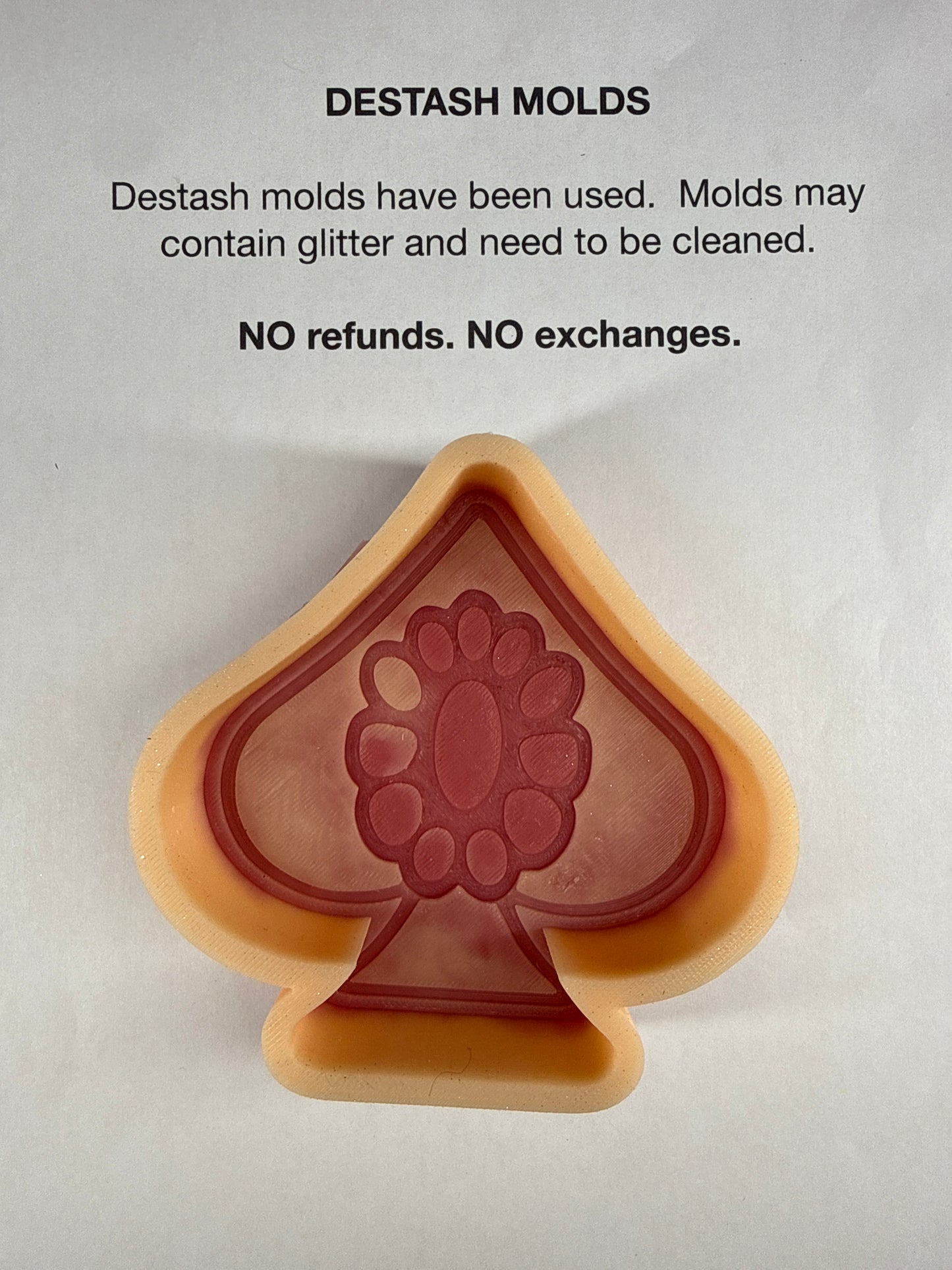 DESTASH Mold - Concho Spade