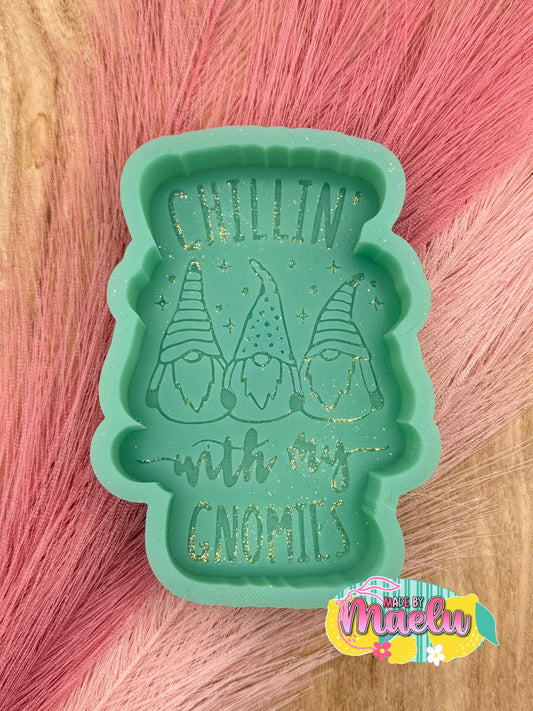 Chillin’ with my Gnomies Freshie Mold | silicone freshie mold