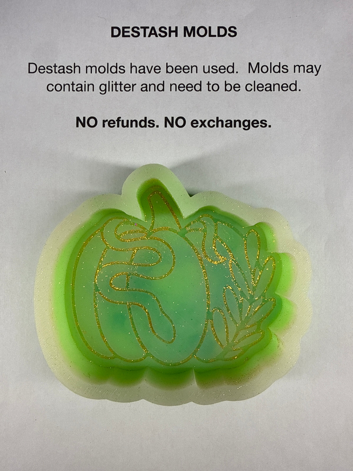 DESTASH Mold - Pumpkin Snake Leaves