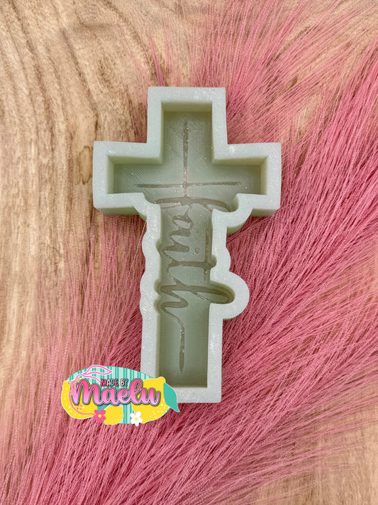 Faith Cross Freshie Mold | Silicone Freshie Mold
