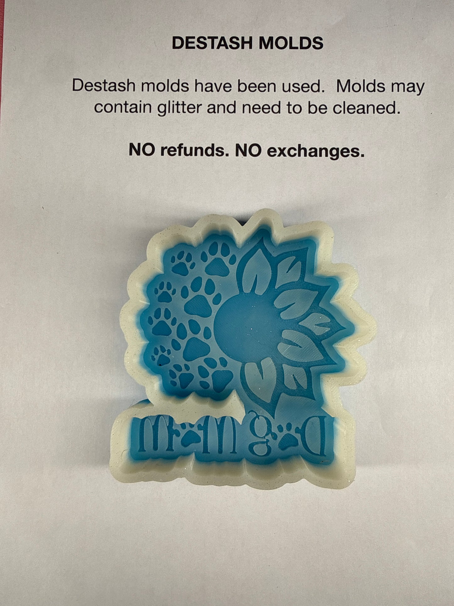 DESTASH Mold - Dog Mom Sunflower
