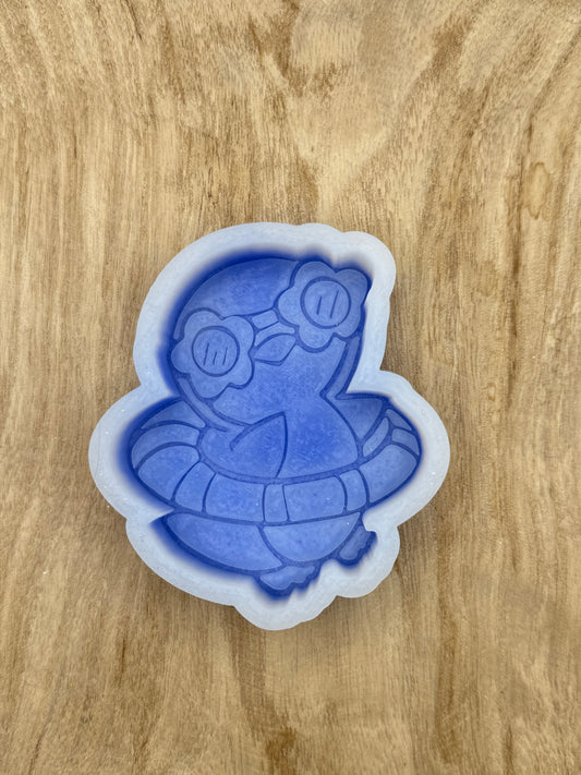 Penguin in Float (Overstock) Freshie Mold | silicone freshie mold