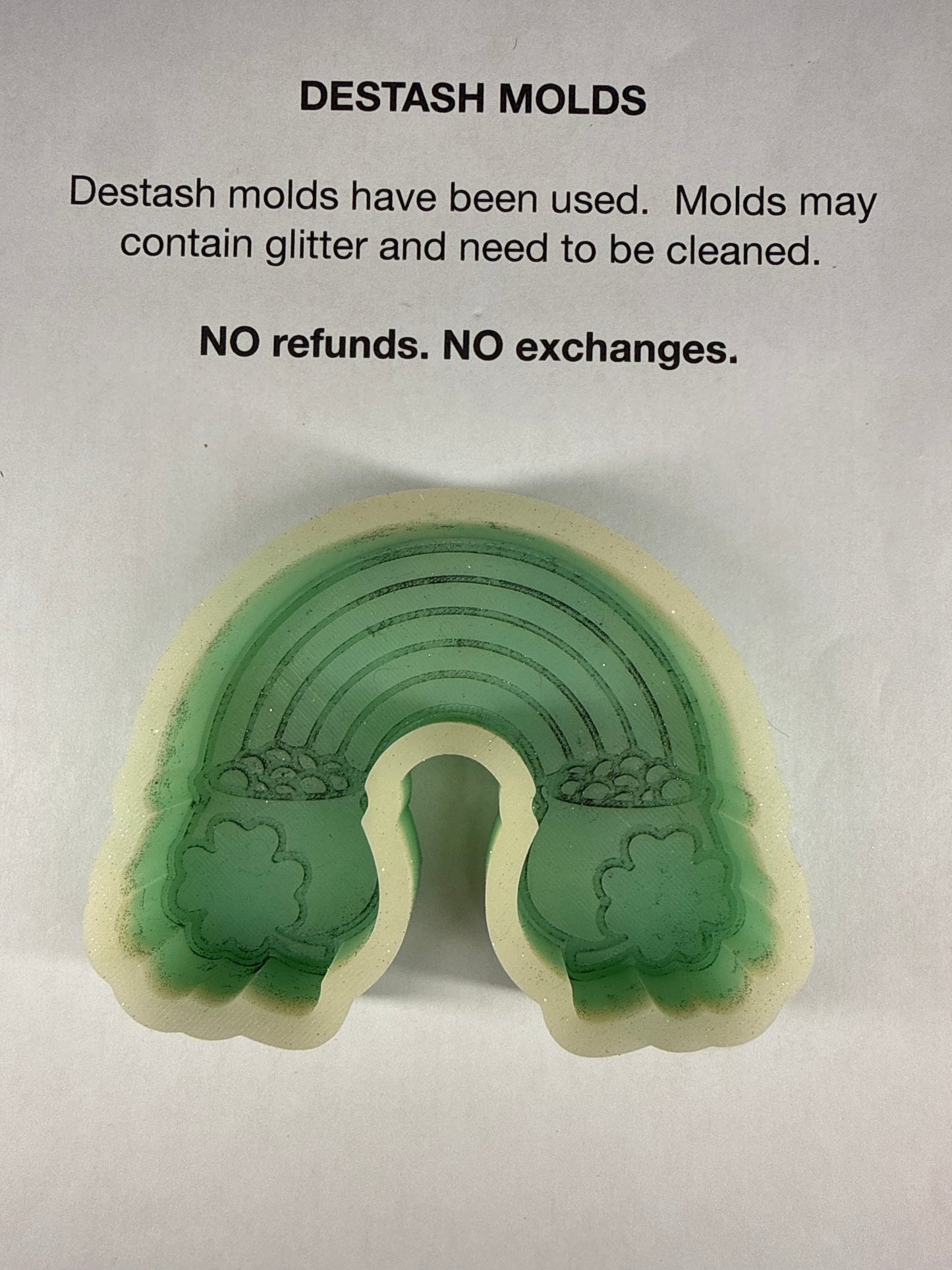 DESTASH Mold - Pot of Gold Rainbow