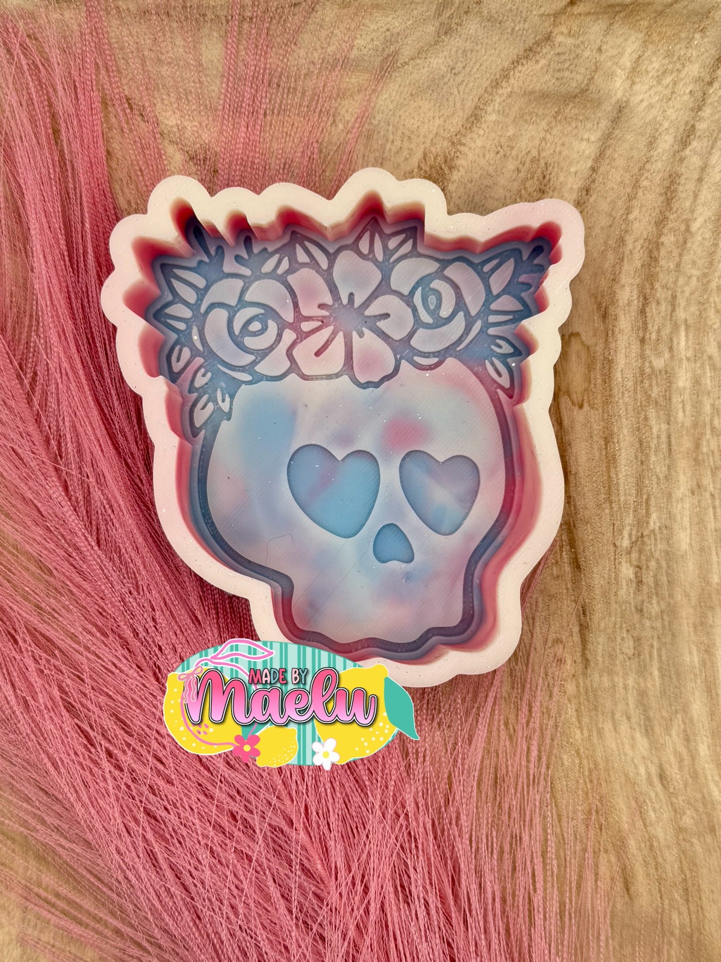 Floral Skeleton Freshie Mold | Silicone Freshie Mold