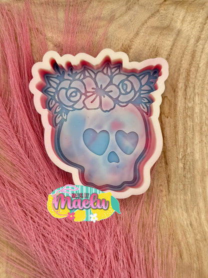 Floral Skeleton Freshie Mold | Silicone Freshie Mold