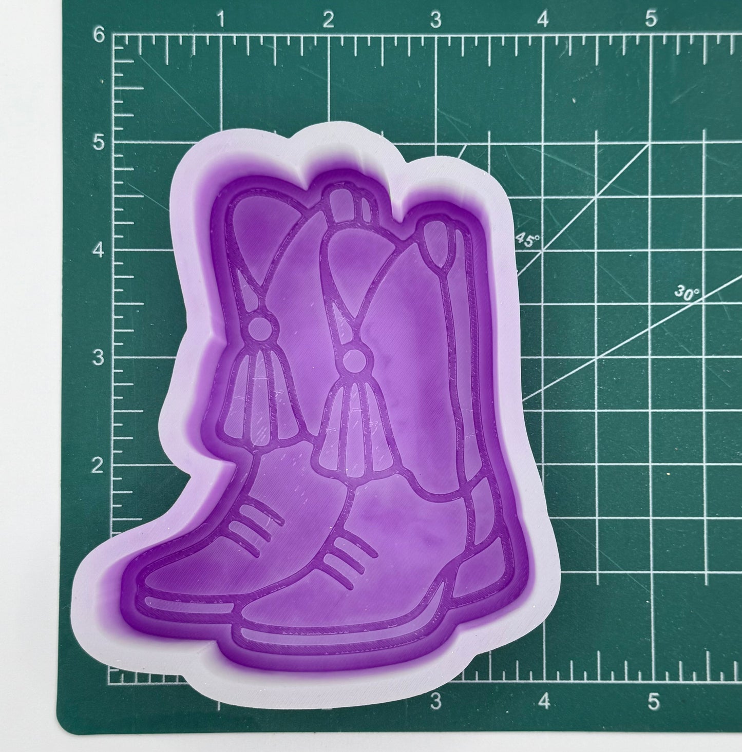 Boots with Tassel Freshie Mold | Silicone Freshie Mold