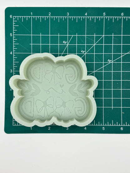 God is Good (Bows) Freshie Mold | Silicone Freshie Mold