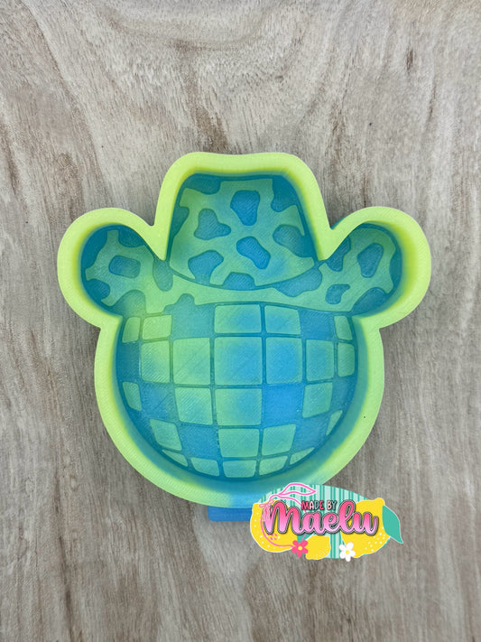 Disco Cowboy Freshie Mold | Silicone Freshie Mold
