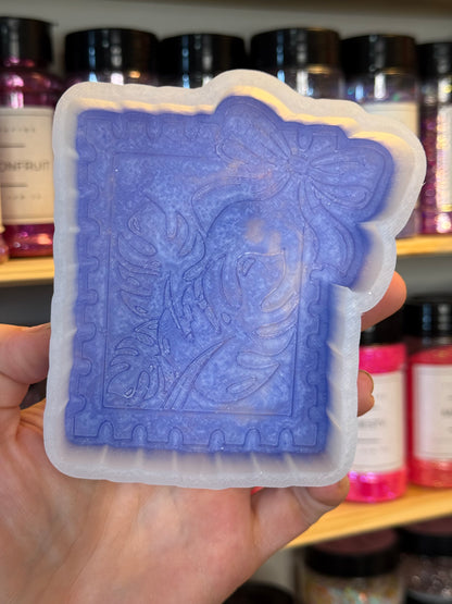 Monstera Stamp Freshie Mold | silicone freshie mold