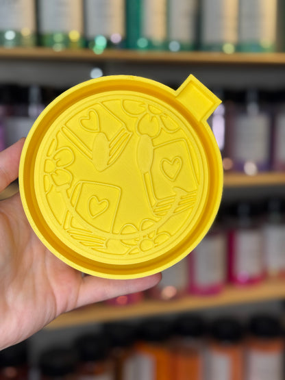 Bookish Smiley Freshie Mold | silicone freshie mold