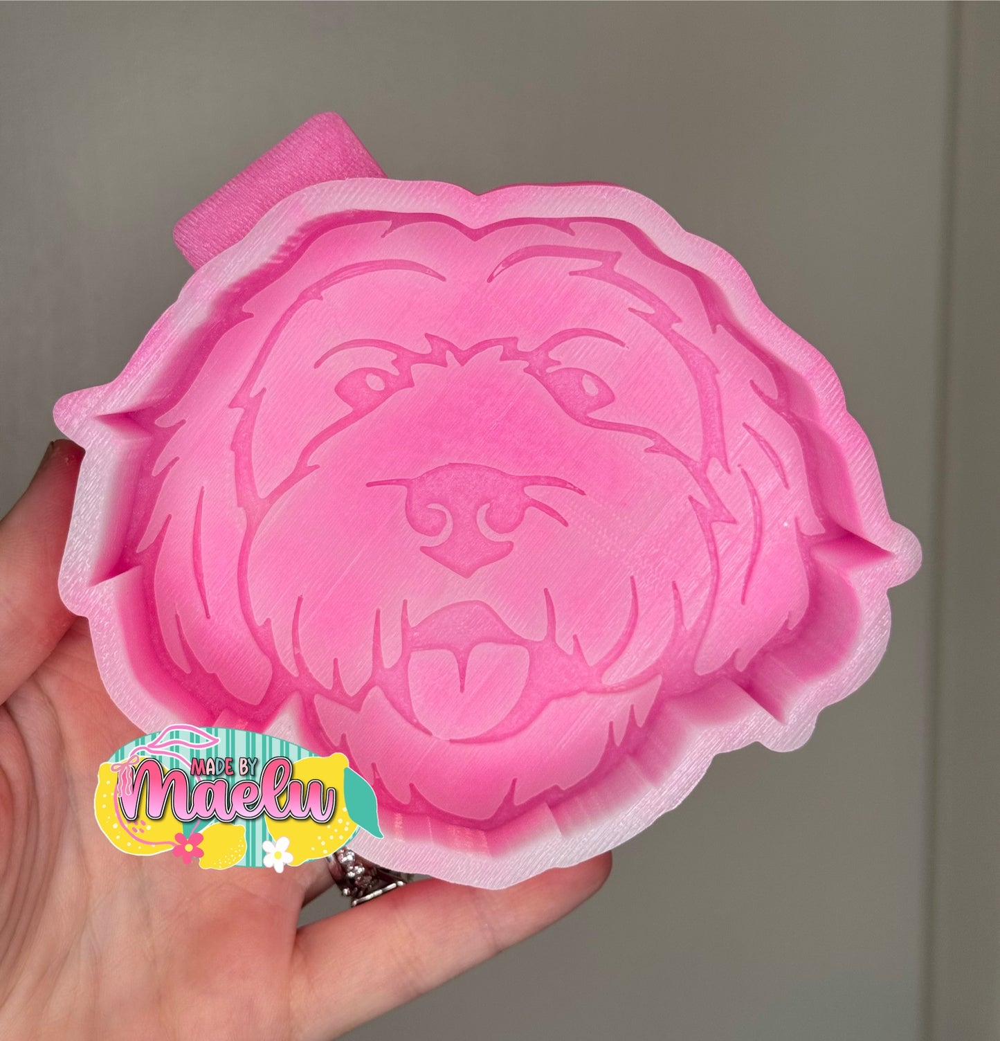 Goldendoodle Freshie Mold | Silicone Freshie Mold