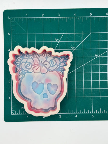 Floral Skeleton Freshie Mold | Silicone Freshie Mold