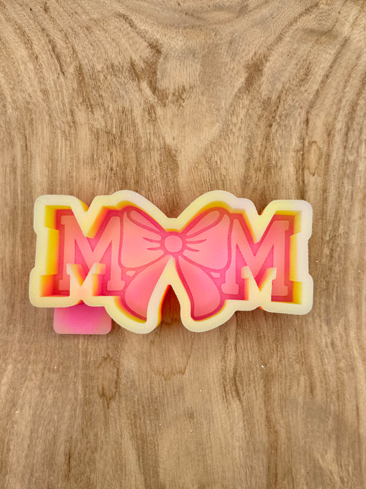 MOM with Bow (Overstock) Freshie Mold | silicone freshie mold