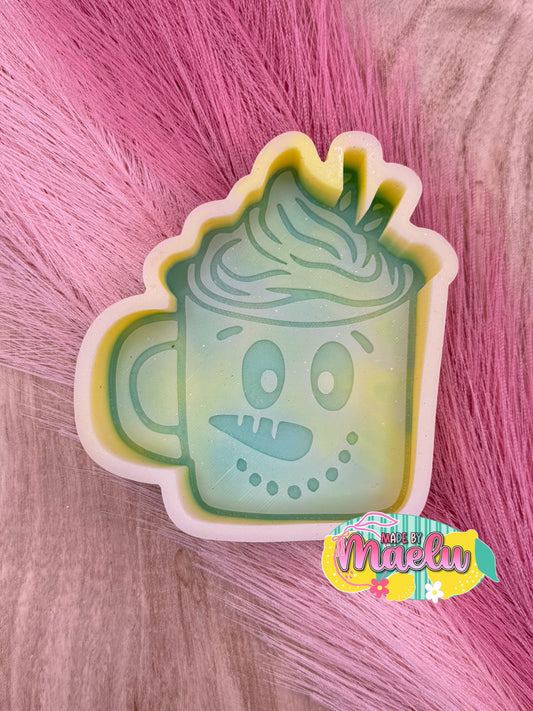 Snowman Mug Freshie Mold | silicone freshie mold