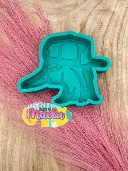 Duck with Backwards Cap Freshie Mold | Silicone Freshie Mold