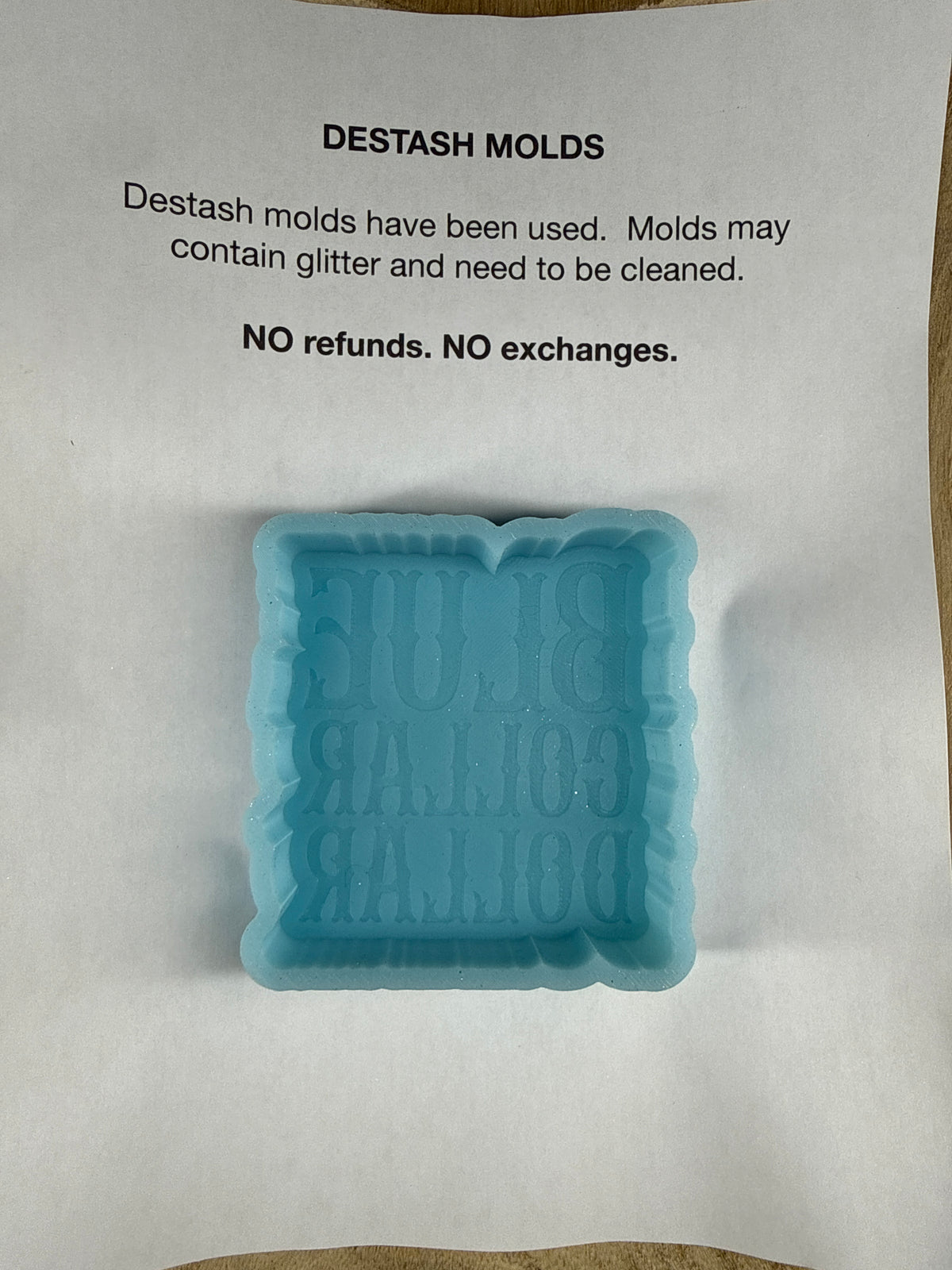 DESTASH Mold - Blue Collar Dollar