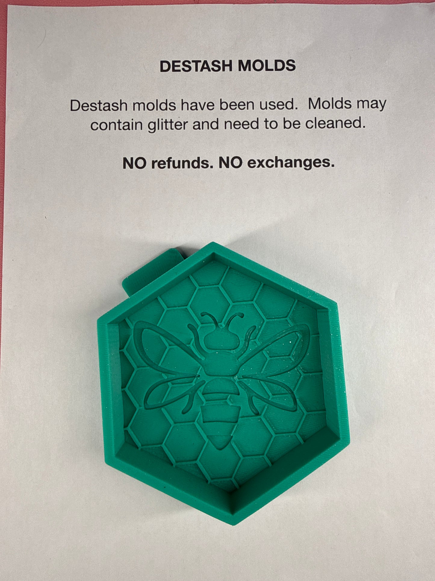 DESTASH Mold - Honeycomb with Bee